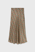 Long Bias Cut Skirt Sugar Floral