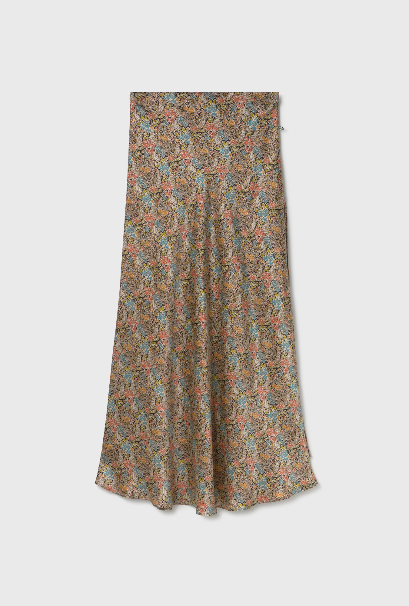 Long Bias Cut Skirt Sugar Floral