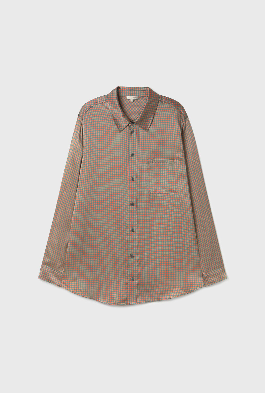 Boyfriend Shirt Micro Plaid