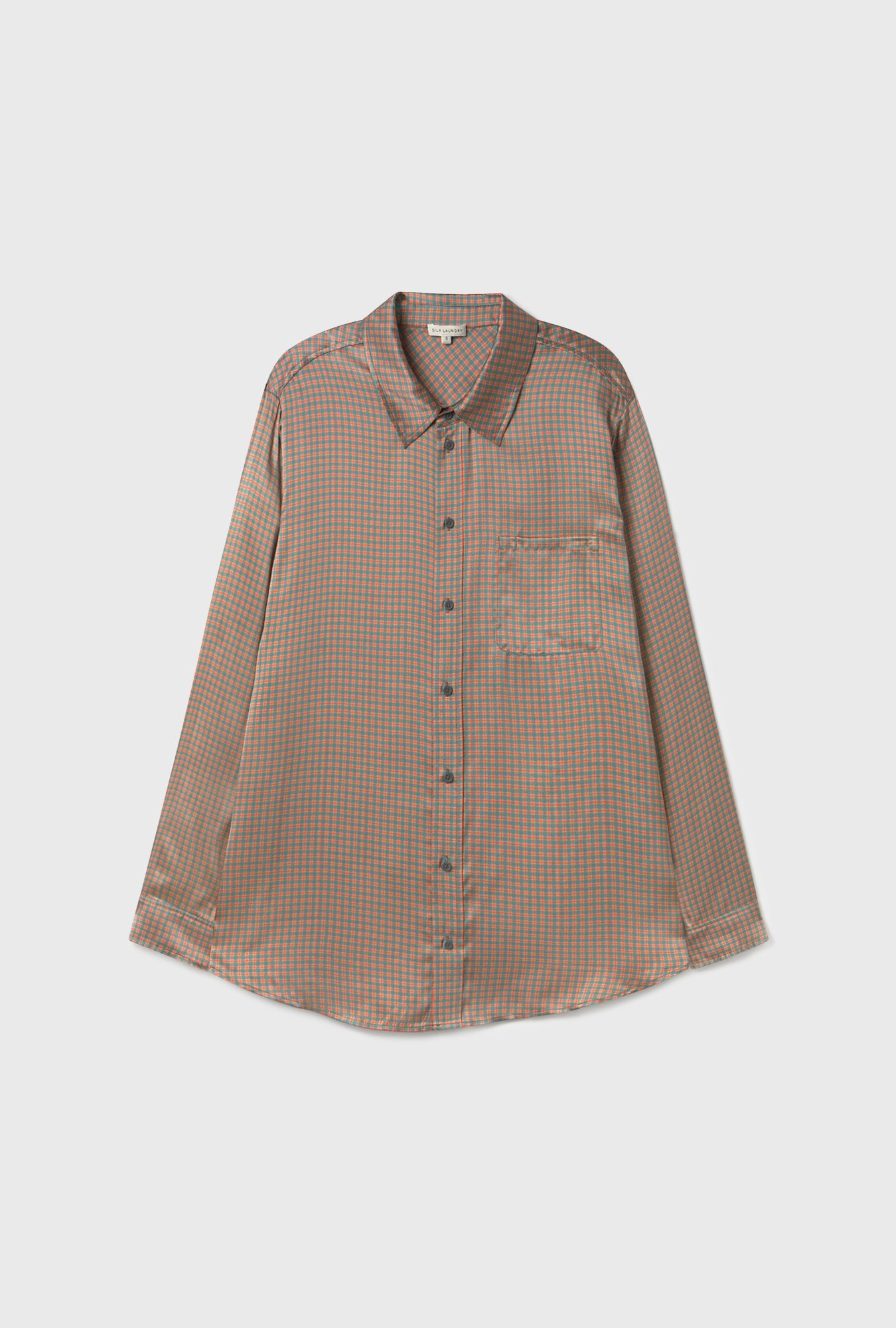 Boyfriend Shirt Micro Plaid